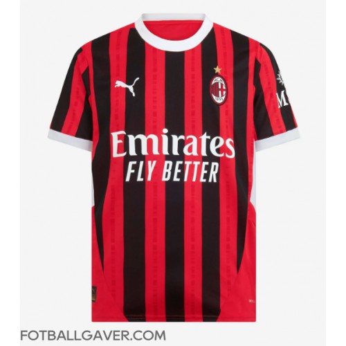 AC Milan Christian Pulisic #11 Fotballklær Hjemmedrakt 2024-25 Kortermet AC Milan Christian Pulisic #11 Fotballklær Hjemmedrakt 2024-25 Kortermet